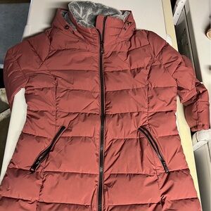 Longer puffer coat.  Worn one time